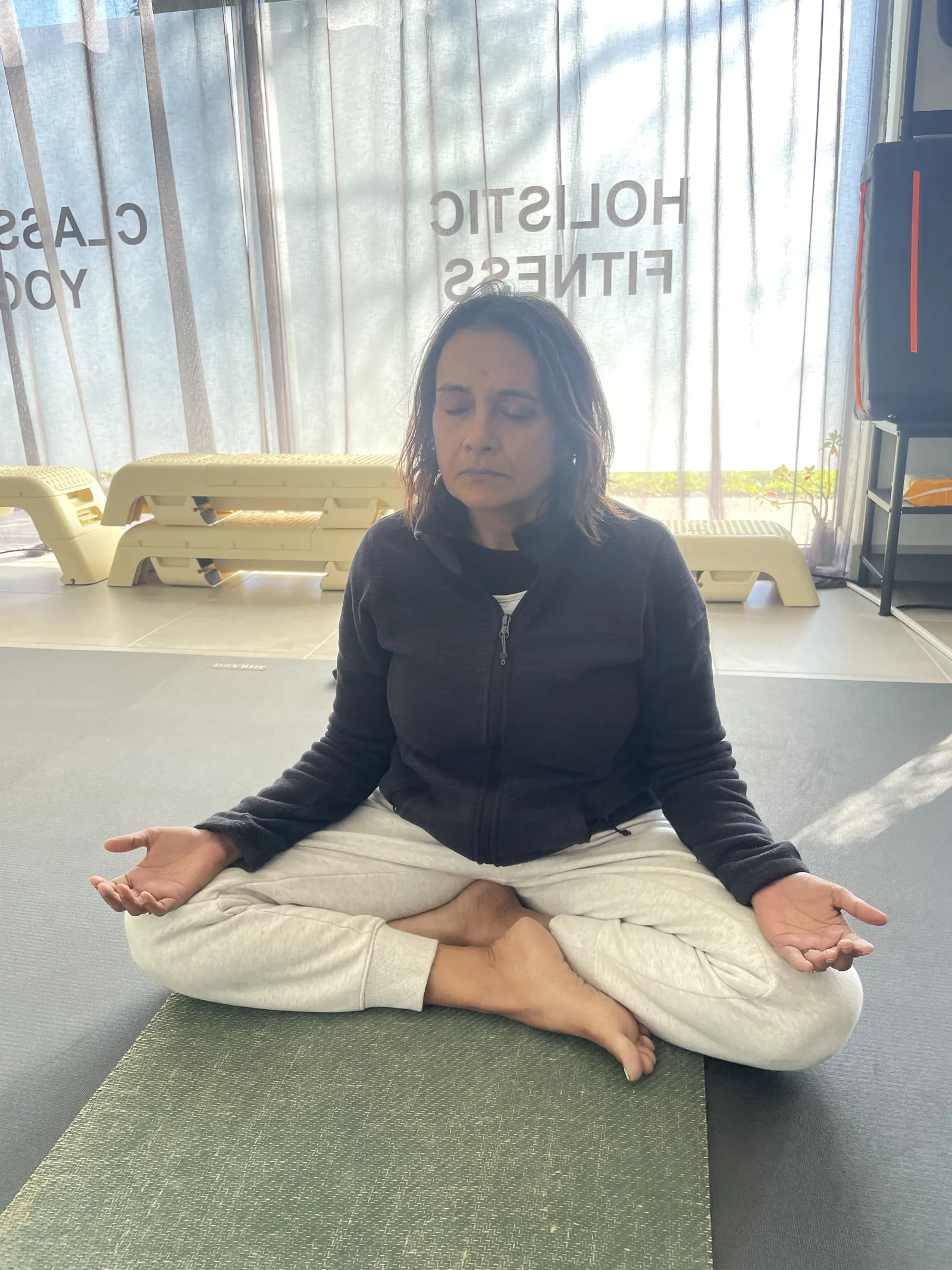 Quiet meditation practice at Adiyoga in Earlwood