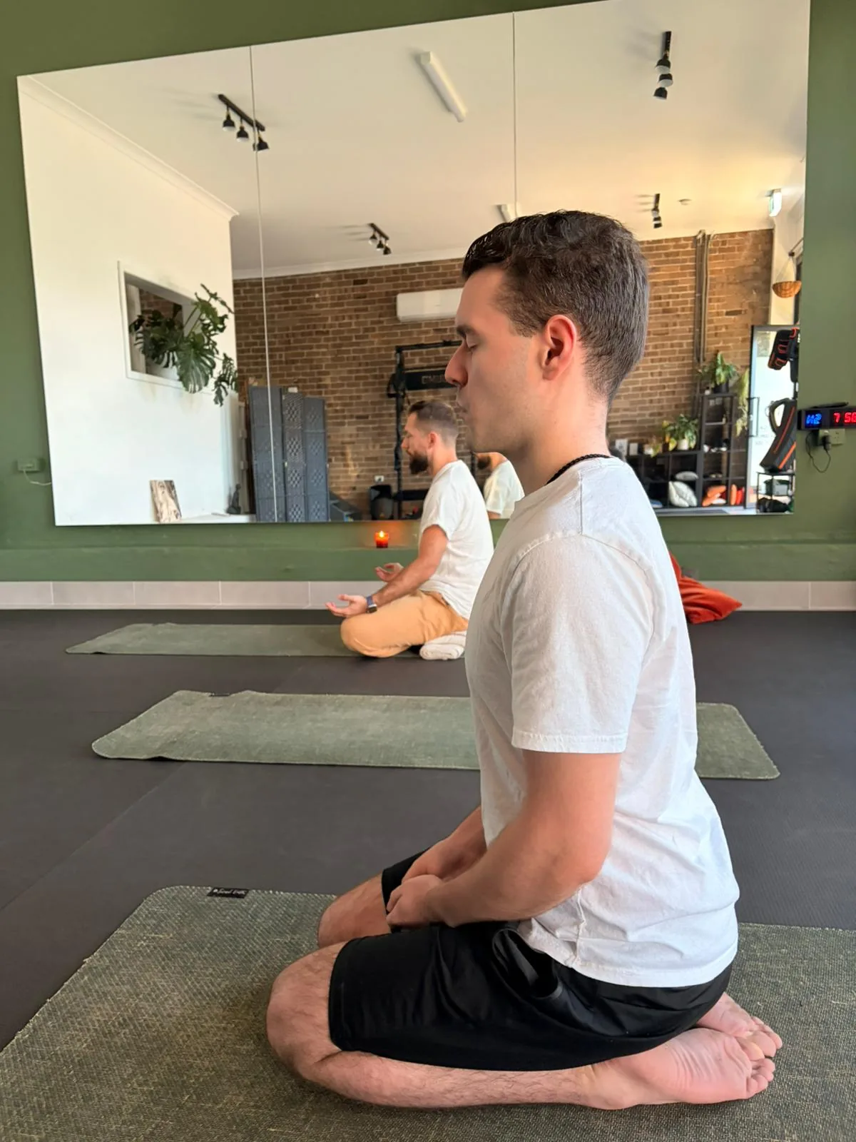 Classical Hatha yoga posture practised at Adiyoga in Earlwood