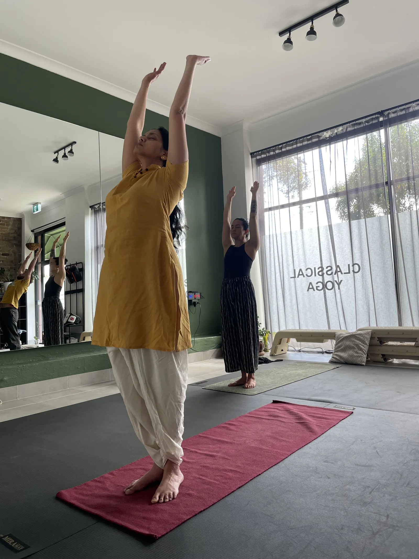 Surya Kriya classical yoga practice at Adiyoga in Earlwood